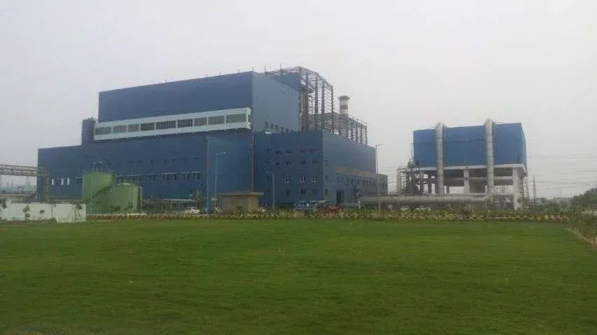 Power generation facility with boiler structure and industrial architecture