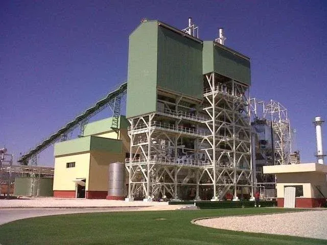 Thermal power plant with boiler unit and industrial infrastructure